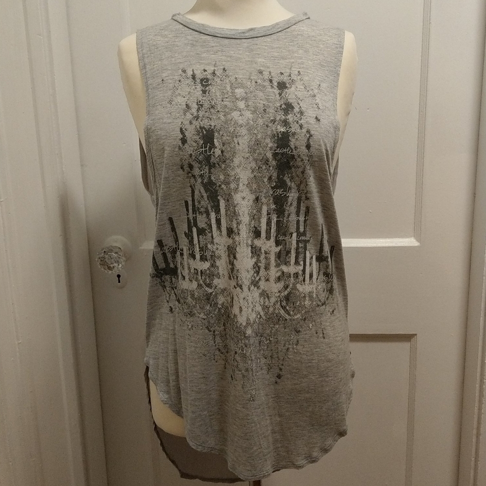 Haute Hippie mixed media tank
